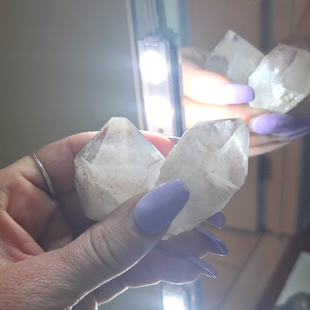 Pink Lithium Quartz Points